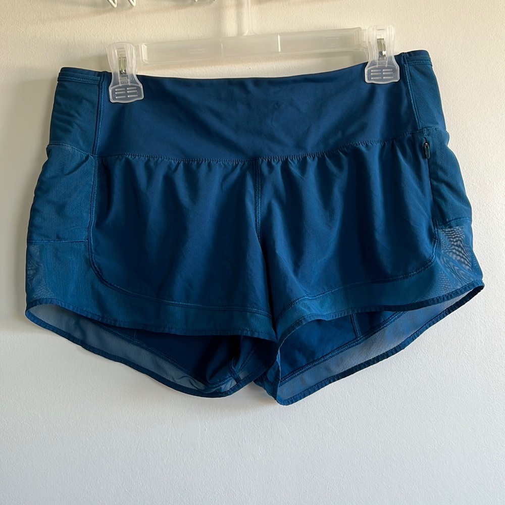 Women's Blue Athletic Shorts